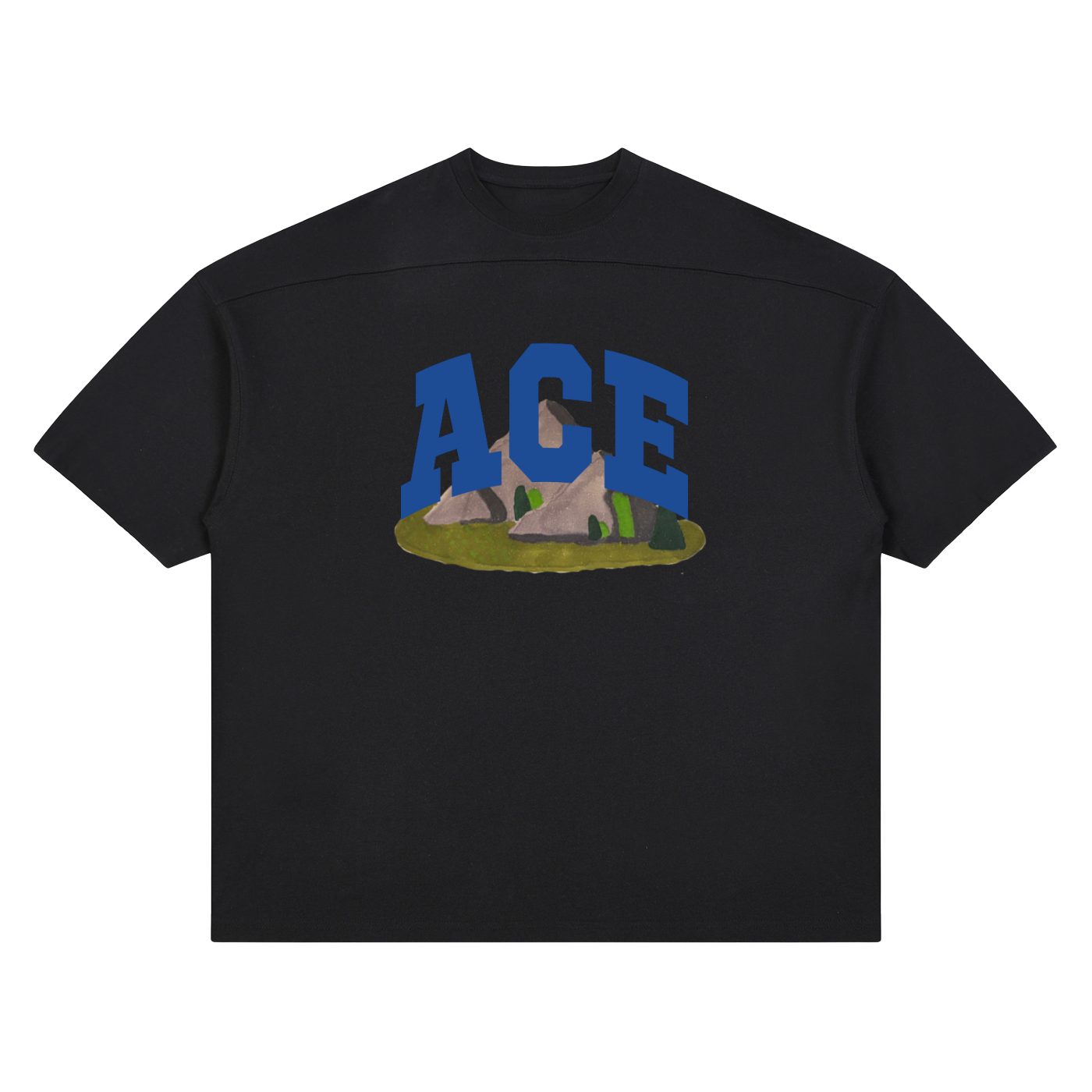 ACE* Block Drop Shoulder Tee