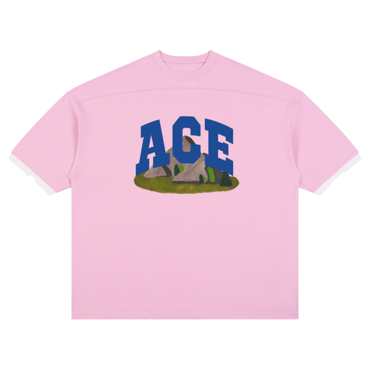 ACE* Block Drop Shoulder Tee